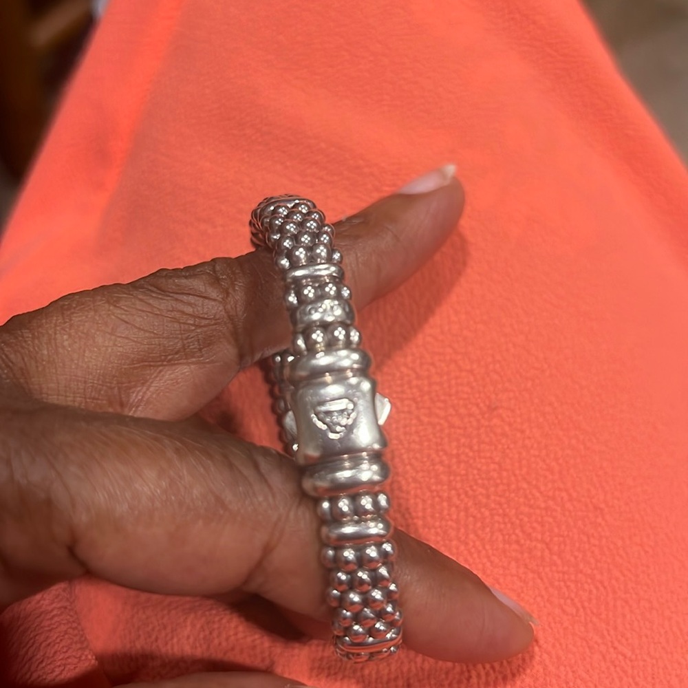 Lagos small caviar bracelet.